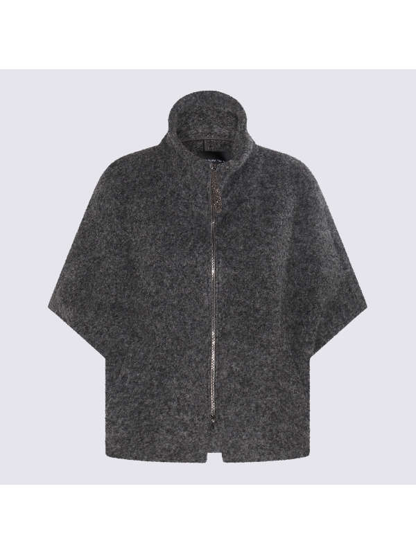 파비아나 필리피(FABIANA FILIPPI) 울블랜드 하이넥 숏 코트 CTD213F282 H729VR2 | jentestore