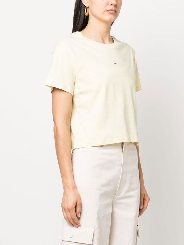 아페쎄(A.P.C.) JEN 로고 디테일 코튼 티셔츠 COGBY/F26210 PDB | jentestore