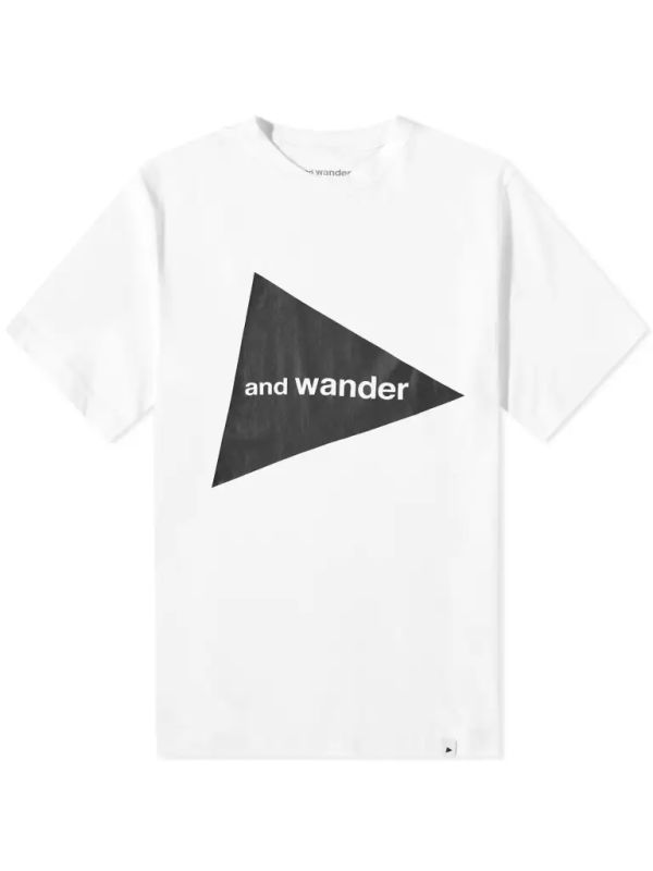 앤드원더(and wander) 로고 프린팅 반팔 티셔츠 5743184203 030 | jentestore