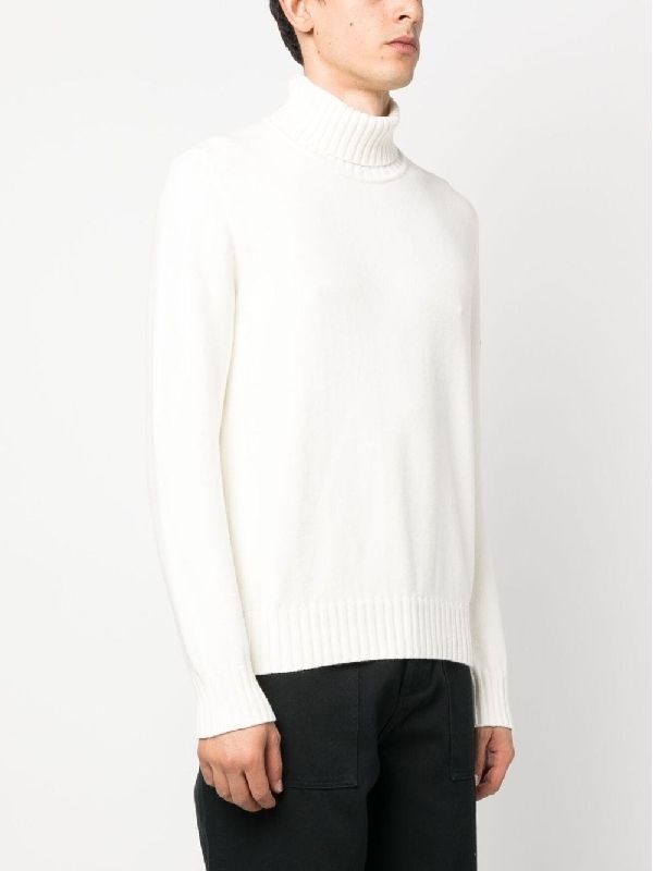 스톤아일랜드(STONE ISLAND) 와펜패치 터틀넥 니트탑 7915505A2 V0099 | jentestore
