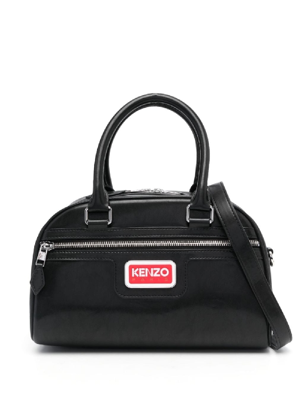 겐조(KENZO) PARIS 로고 미니 스포츠 볼링백 FD65SA309F10 99 | jentestore