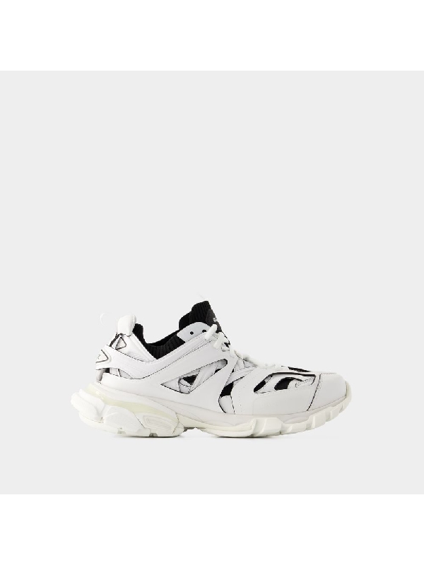 スニーカー BALENCIAGA Men Sneakers 736328 W3SKC 9010 WHITE BLACK white 발렌시아가(BALENCIAGA) 트랙 스니커즈 736328-W3SKC-9010