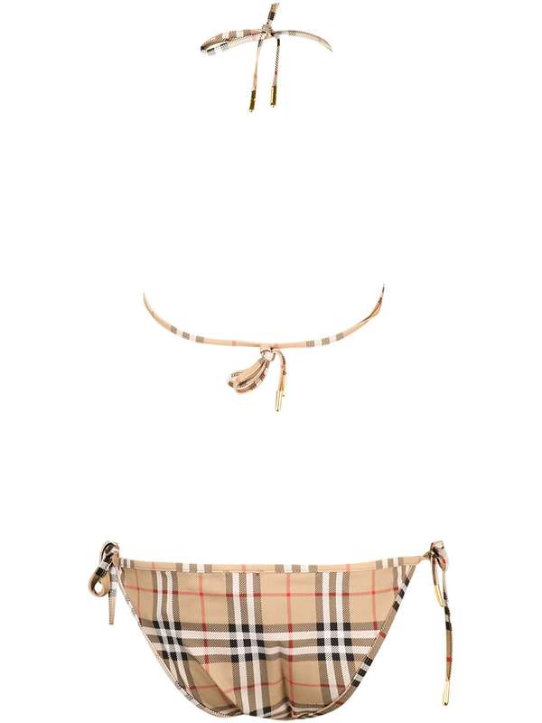 버버리(Burberry) 빈티지 체크 매듭 비키니 8009008A5145 | Jentestore