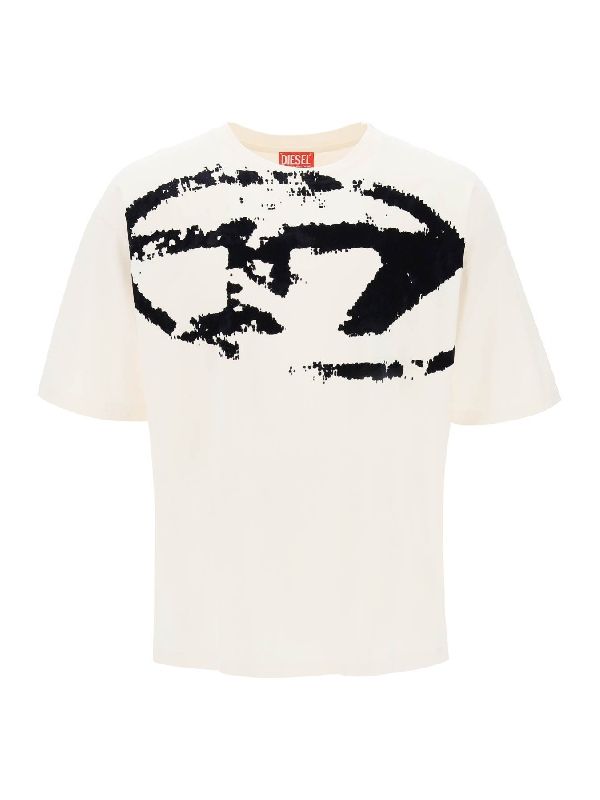 DIESEL オーバルD フロッキー Tシャツ A13049-0DQAU T-BOXT-141 楽天市場】ディーゼル DIESEL Tシャツ オーバルD A13049-0DQAU T