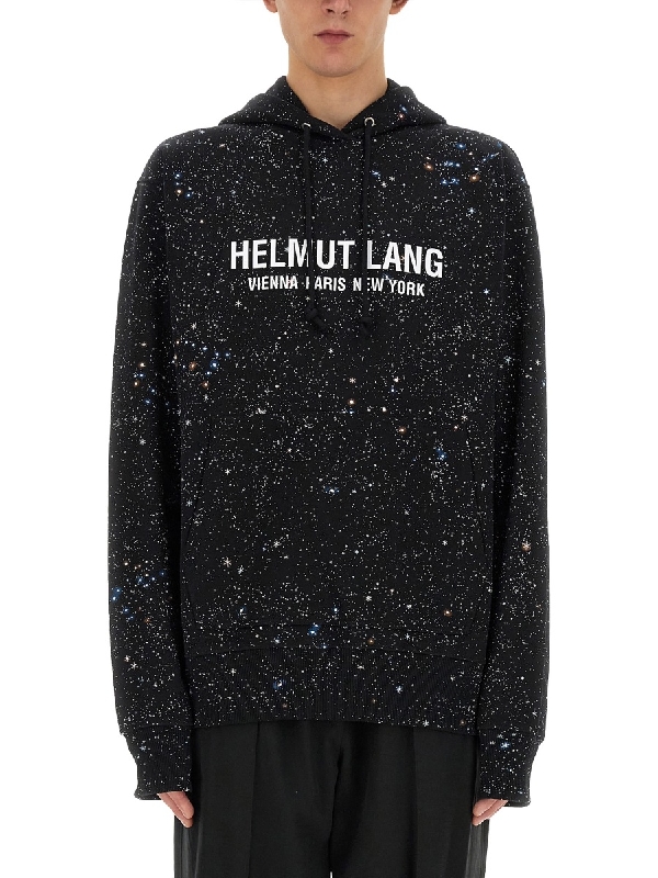 헬무트 랭(HELMUT LANG) 스페이스 로고 코튼 후드 N09HM518_001 | jentestore
