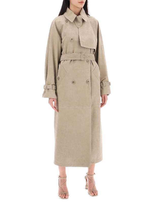 막스마라(Max Mara) QUINTO 스웨이드 트렌치코트 QUINTO 001KA jentestore