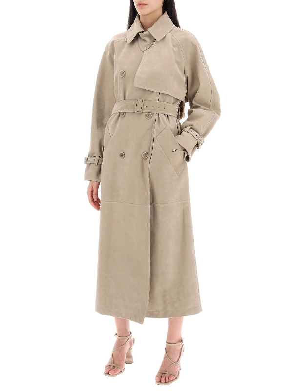 막스마라(Max Mara) QUINTO 스웨이드 트렌치코트 QUINTO 001KA jentestore