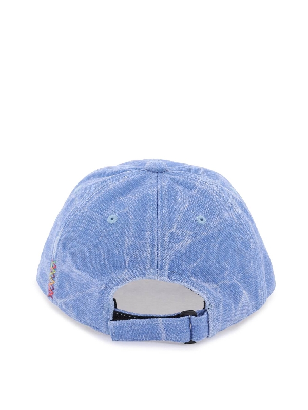 아크네 스튜디오(Acne Studios) 페이스 로고 패치 코튼 볼캡 C40316 AQO | jentestore