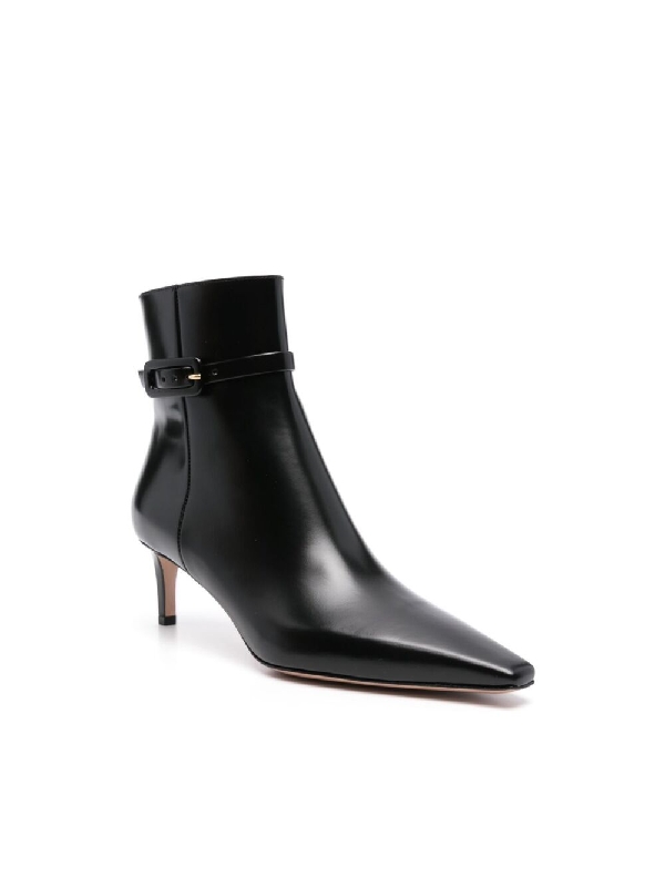지안비토 로시(Gianvito Rossi) 버클 디테일 레더 앵클 부츠 G73085 BLACK jentestore