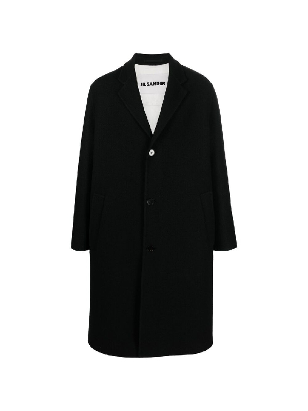질샌더(JIL SANDER) 블랙 울 싱글 코트 J40020 J23AA0001 001 | jentestore