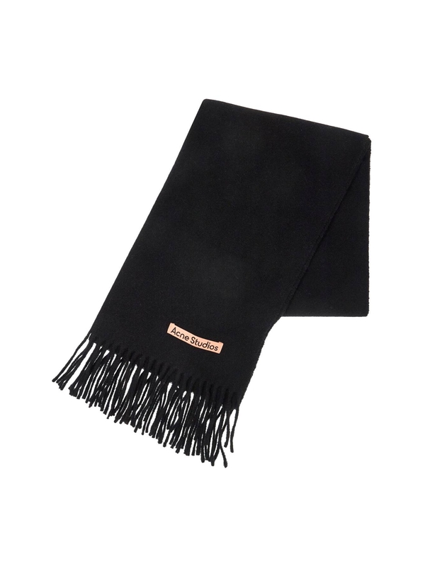 아크네 스튜디오(Acne Studios) 로고 캐시미어 프린지 머플러 CA0156 900 | jentestore