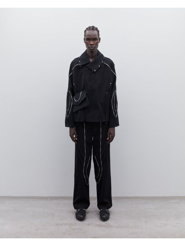 키코 코스타디노브(KIKO KOSTADINOV) CHALICE 지퍼 디테일 코튼 자켓