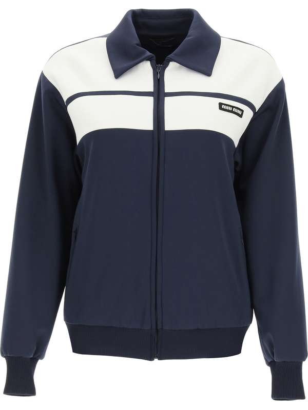 로고패치 바이컬러 트랙자켓