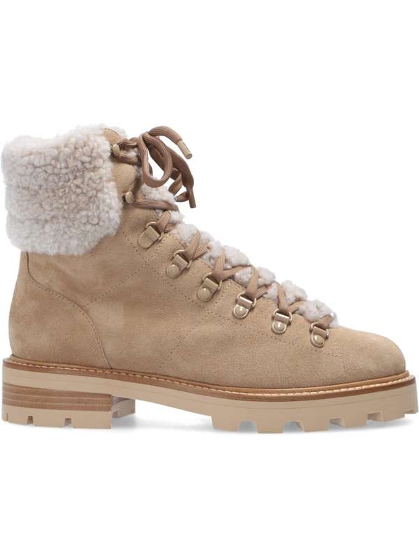 jimmy choo eshe flat shearling