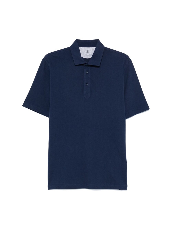 1787005 브루넬로 쿠치넬리(BRUNELLO CUCINELLI) 코튼 반팔 폴로 셔츠 ME8543936 C2443 | jentestore