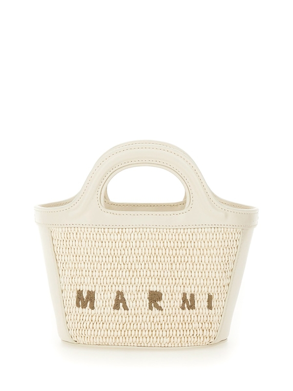 마르니(MARNI) 트로피칼리아 로고 자수 라피아 토트백 BMMP0067Q0_P386000W12 | jentestore