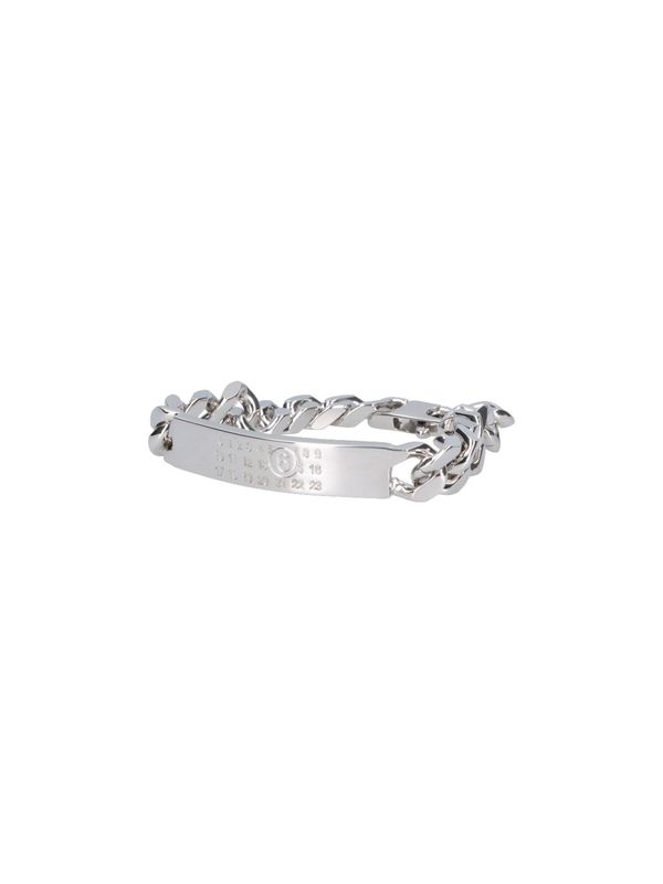 MM6｜JEWERLY (SM6UY0049 SV0235 951) MM6 Maison Margiela - Steel chain bracelet Silver - The Corner