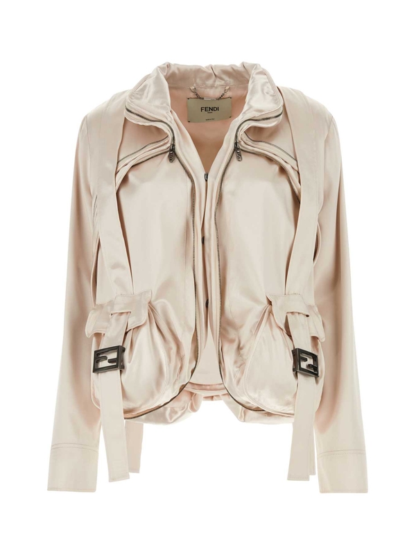 ジャケット FENDI JACKET (FJ7405ANQ9 F084J) Blouson Fabric Brown | Fendi
