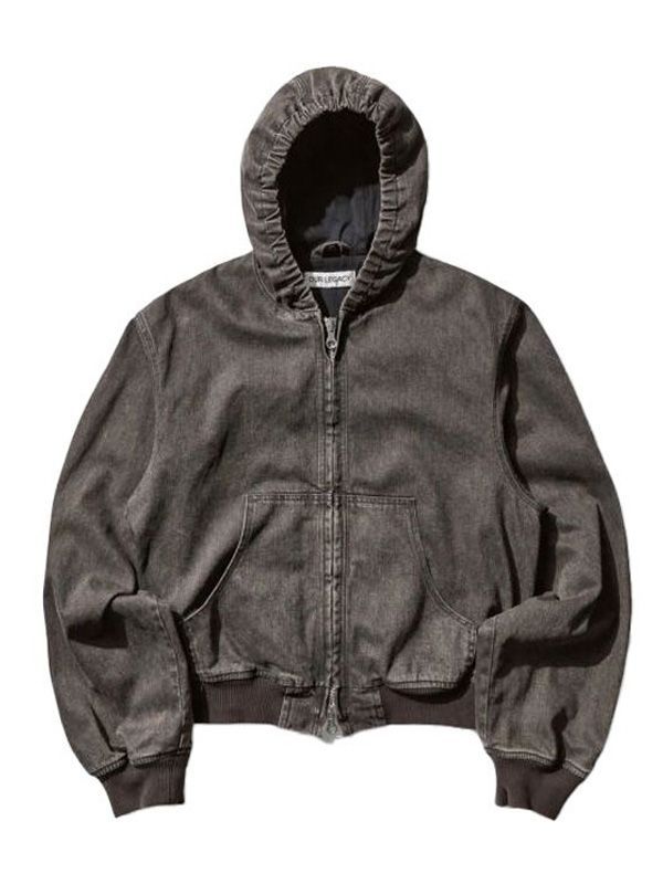 アウターその他 MONCLER TAZENAT JACKET (I1.093.1A000.83.596OY M11 SILVER) 몽클레어(MONCLER) TAZENAT 로고 패치 나일론 후드 자켓 I1