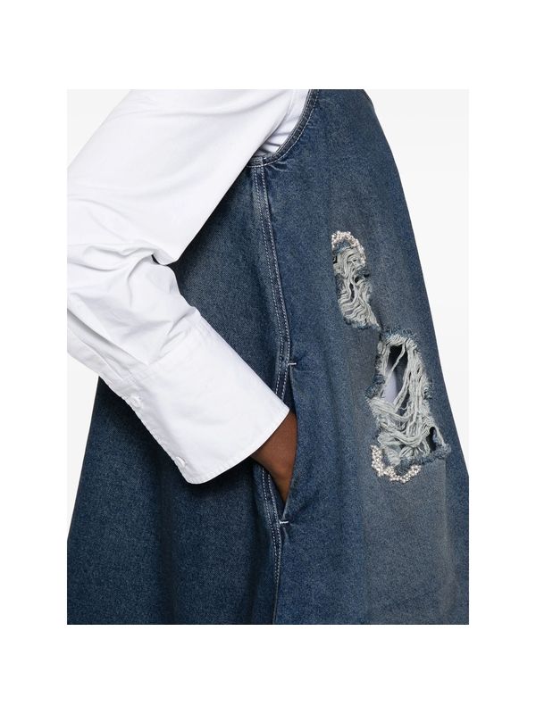 시몬로샤(Simone Rocha) 시몬로샤 블루 미니 드레스 7412B 1231D PECLE | jentestore
