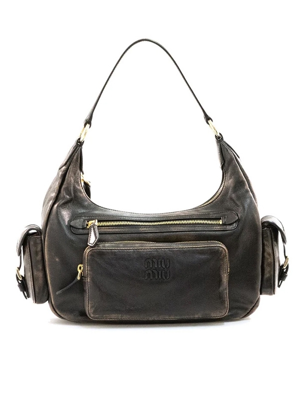 미우미우(MIU MIU) 미우미우 브라운 숄더백 5BC189 V OZO AF8T F0201 | jentestore