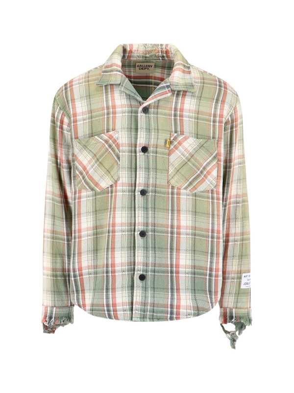 갤러리 디파트먼트(GALLERY DEPT.) 갤러리 디파트먼트 멀티컬러 셔츠 MYF 1131 LIGHT GREEN ...