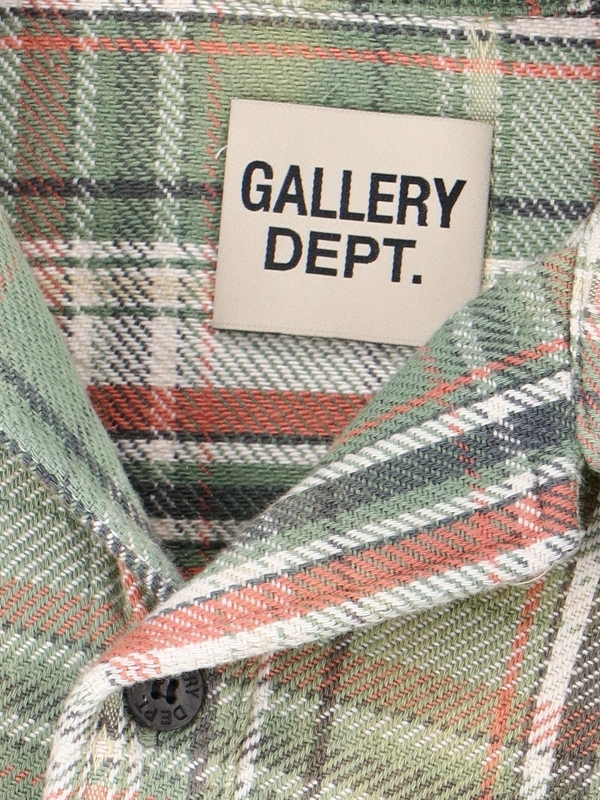 갤러리 디파트먼트(GALLERY DEPT.) 갤러리 디파트먼트 멀티컬러 셔츠 MYF 1131 LIGHT GREEN ...
