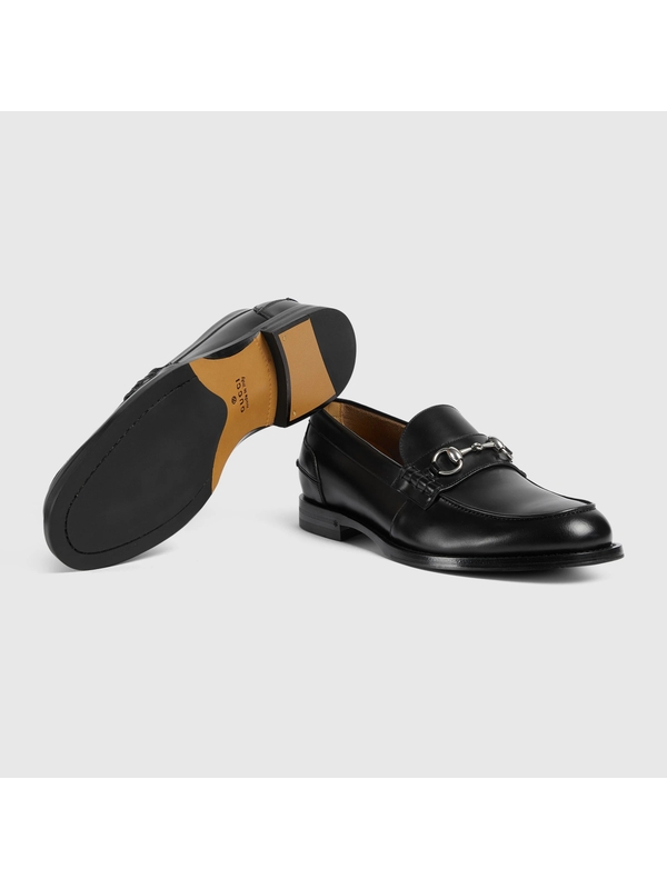 Mens loafer with horsebit — Black — foto 5