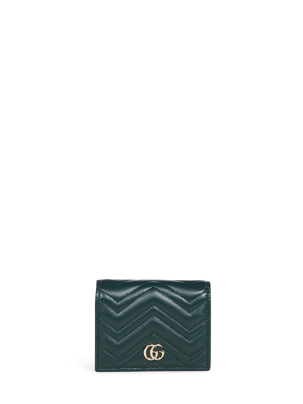 GG marmont card case wallet — Green/green — foto 1