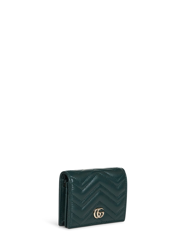 GG marmont card case wallet — Green/green — foto 2