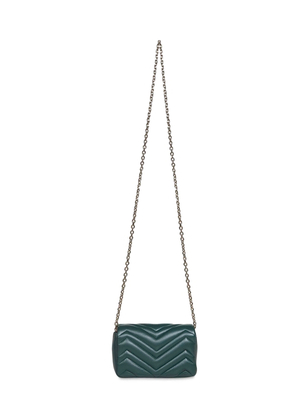 GG marmont mini shoulder bag — Green/green — foto 3