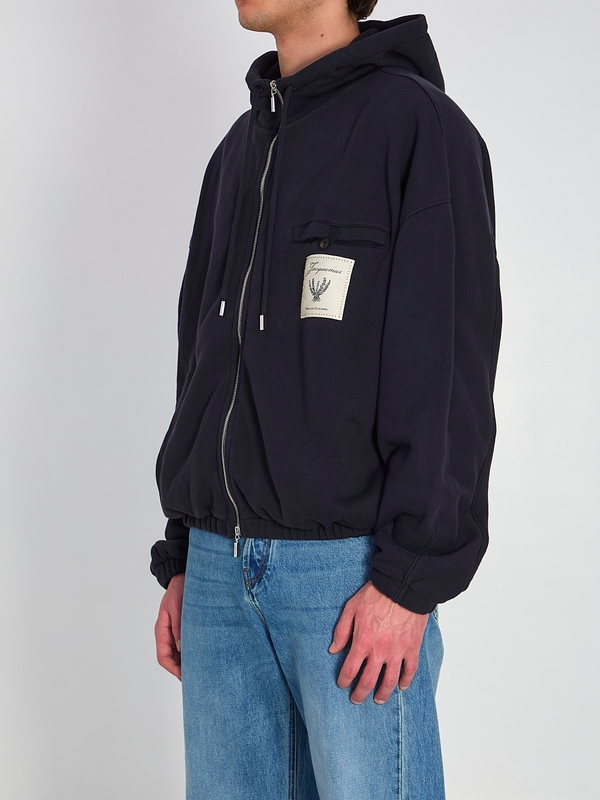 자크뮈스(JACQUEMUS) 자크뮈스 네이비 후드 HOM00302AJ002623EO | jentestore