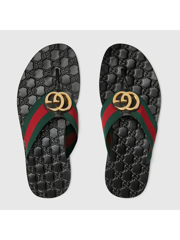 Mens riviera thong sandal — Vrv/black — foto 4