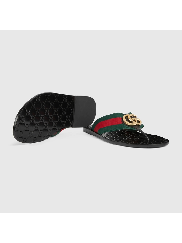 Mens riviera thong sandal — Vrv/black — foto 3