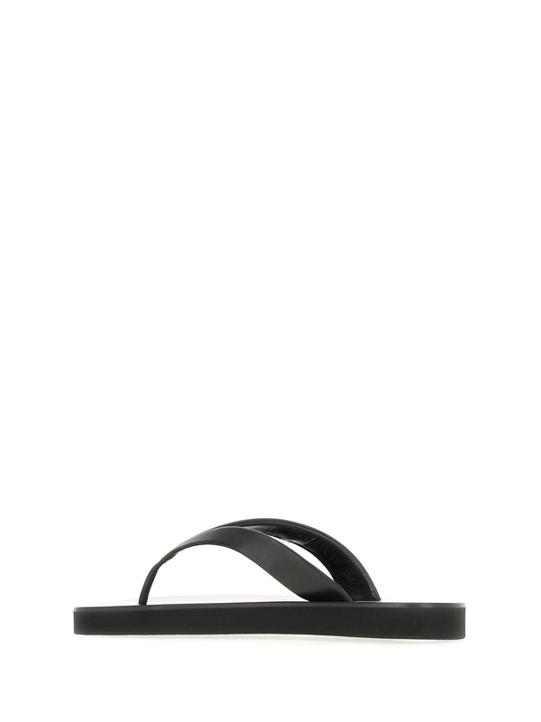 Womens thong sandal with double g — Black — foto 3
