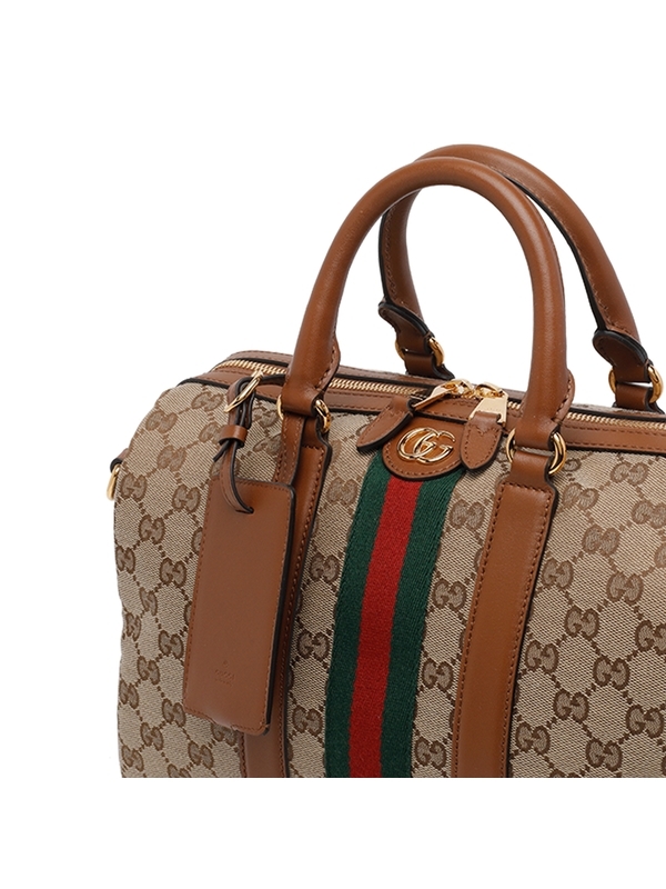 Ophidia medium boston bag — B.ebony/sundial/vrv — foto 4