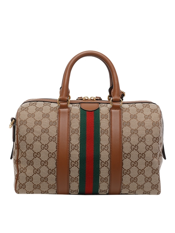 Ophidia medium boston bag — B.ebony/sundial/vrv — foto 3