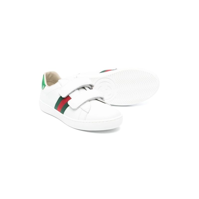 [젠테스토어][구찌 키즈] 구찌 키즈 화이트 스니커즈