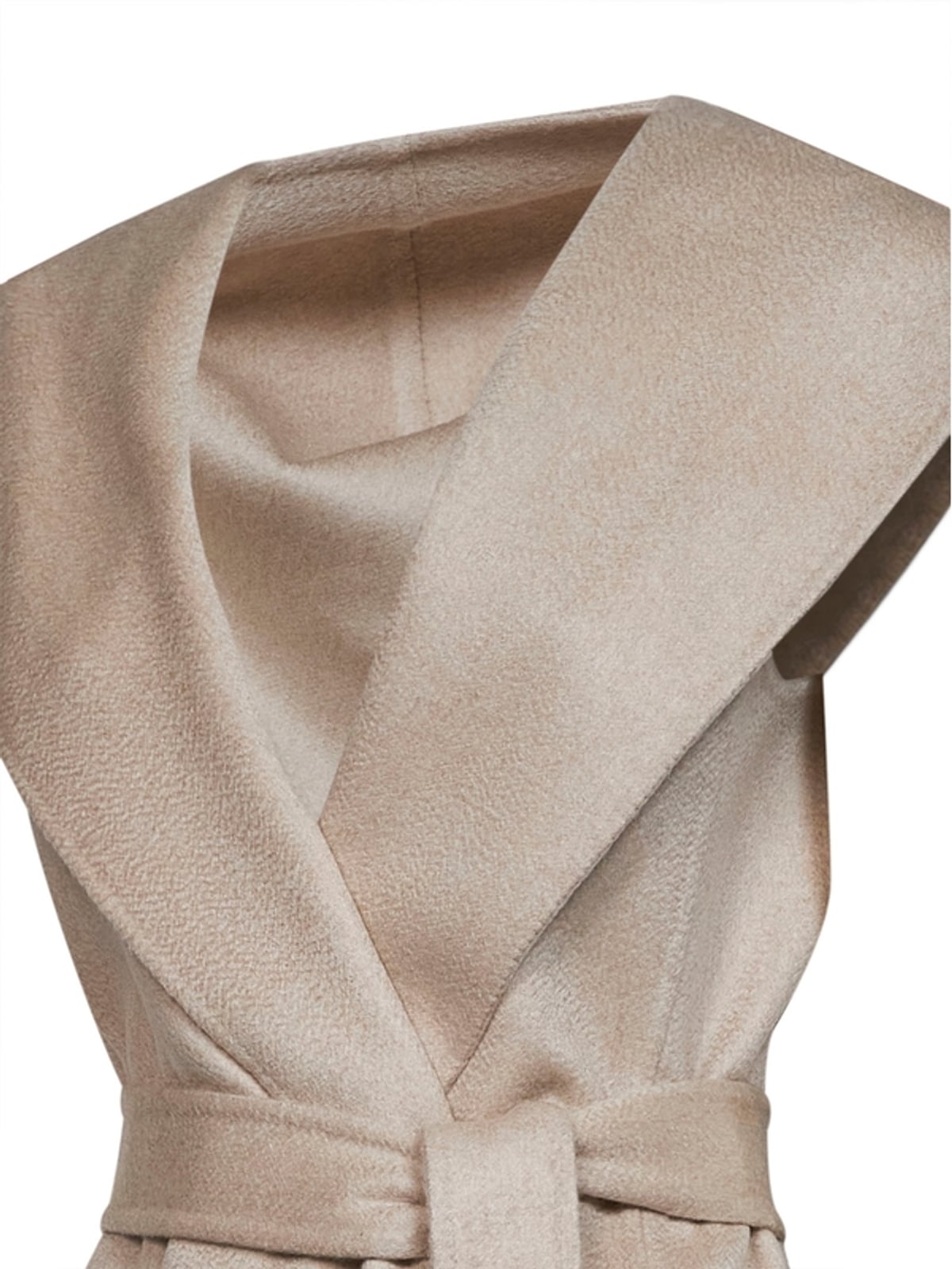 Capospalla con cintura — Beige — foto 3