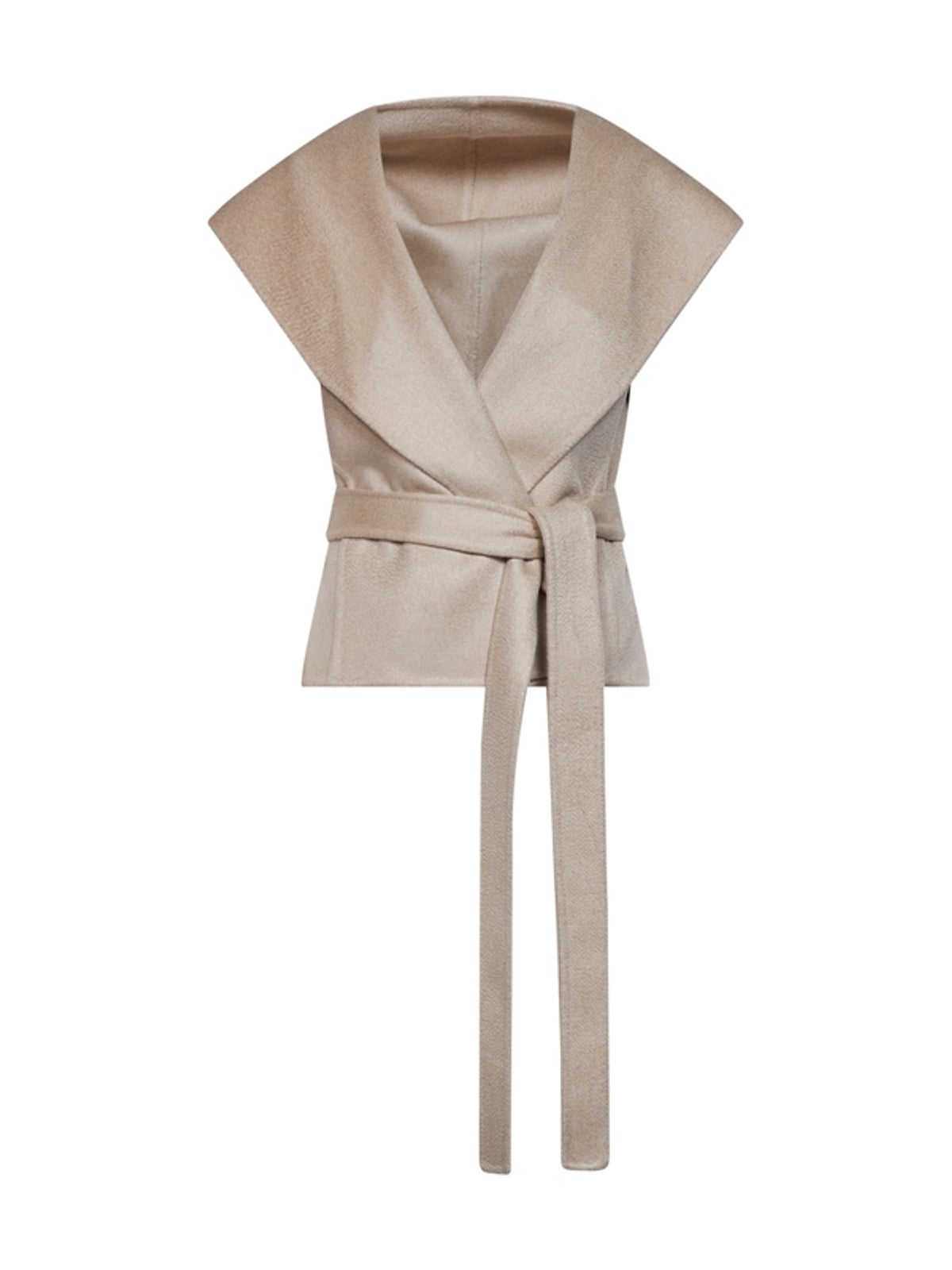 Capospalla con cintura — Beige — foto 1