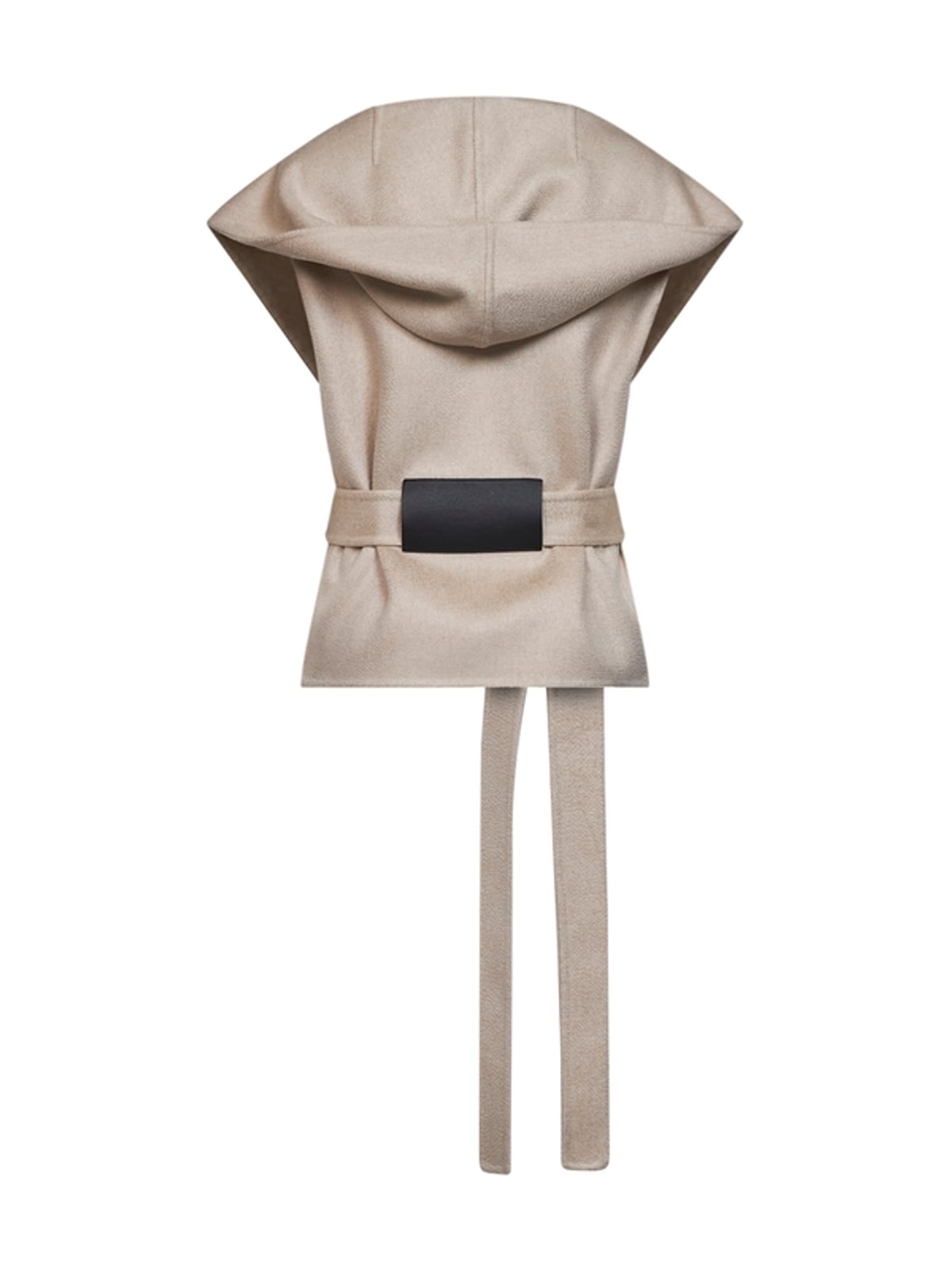 Capospalla con cintura — Beige — foto 2
