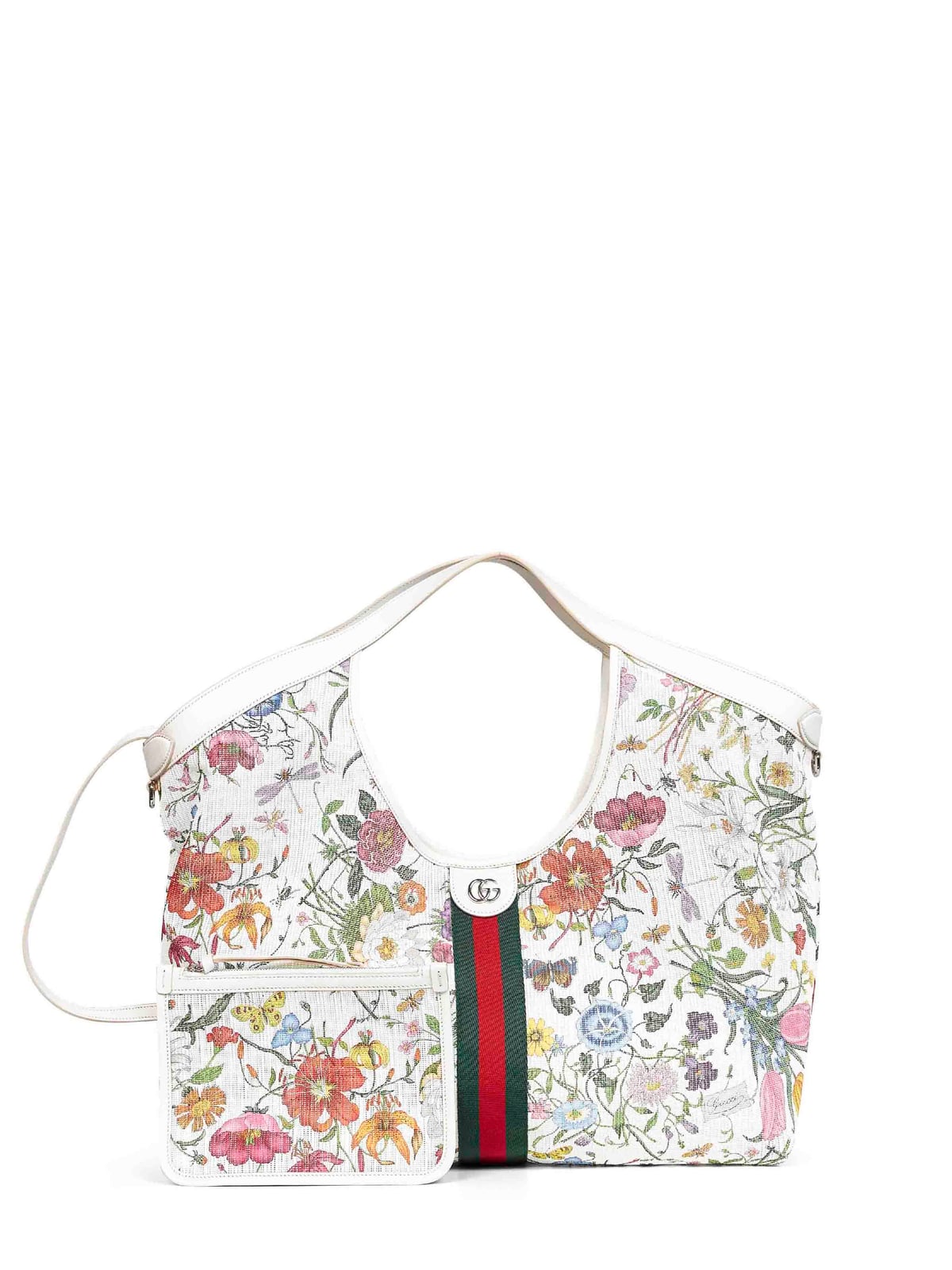 Gucci giglio flora large tote bag — Whit.mul/gr.wh/vrv — foto 1