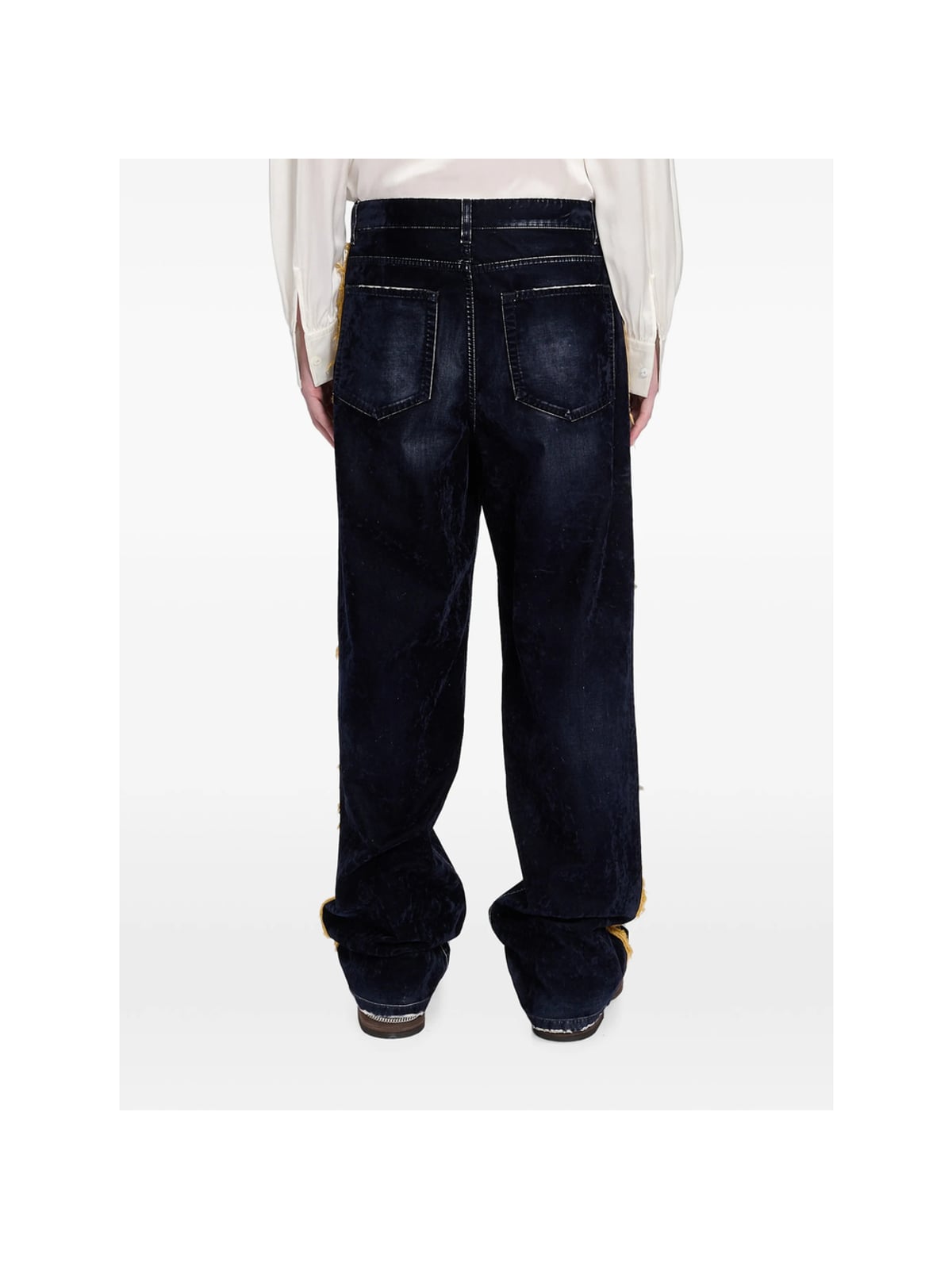 앤 드뮐미스터(ANN DEMEULEMEESTER) 앤 드뮐미스터 블루 데님 팬츠 B0014474 FA773 590 ...