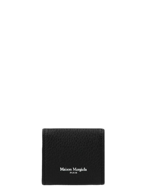 메종 마르지엘라(Maison Margiela) 로고 레더 컴팩트 지갑 S55UI0301 ...