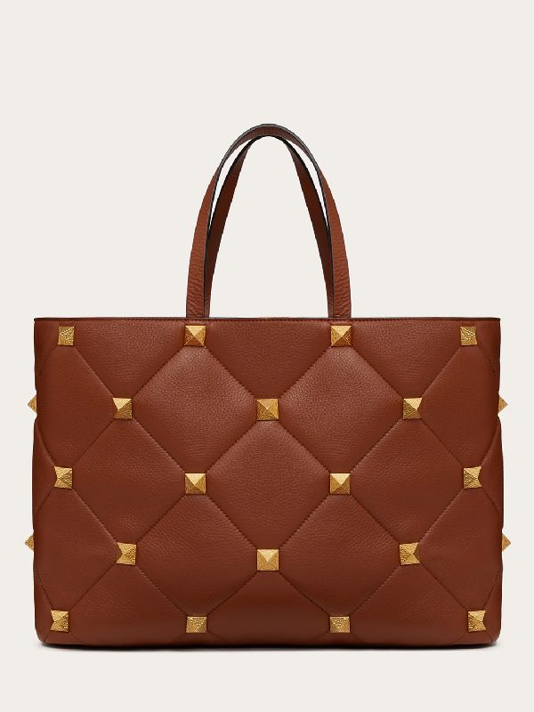 발렌티노(VALENTINO) 로만스터드 그레인 레더 토트백 라지 XW2B0K00UKIHG5 | jentestore