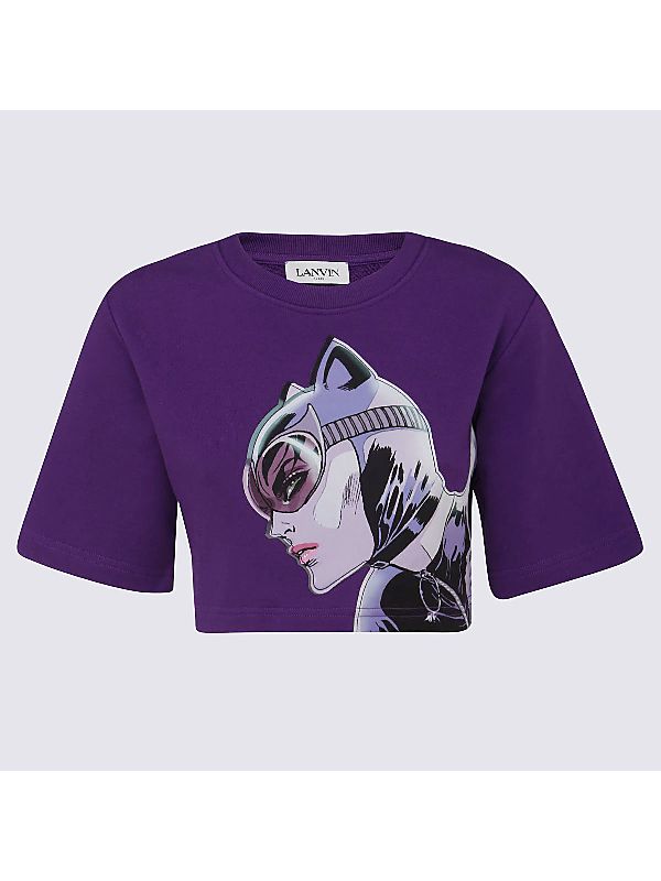 랑방(LANVIN) 배트맨 프린팅 크롭 티셔츠 RW-TO0026-J245-E22 75 | jentestore 랑방(Lanvin) 배트맨 프린팅 크롭 티셔츠 Rw-To0026-J245-E22 75 | Jentestore