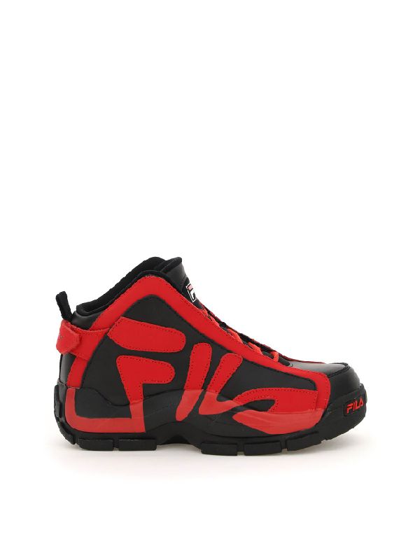 와이프로젝트(Y/PROJECT) FILA 그랜트힐 하이탑 스니커즈 YPFISNEAKER1 S22 S29 BLKRD | jentestore