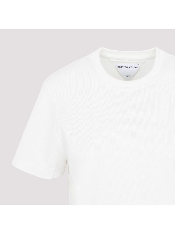 BOTTEGA VENETA ボッテガヴェネタ クルーネック半袖Tシャツ ホワイト 