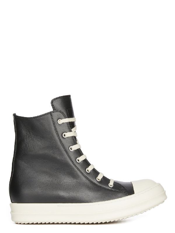Rick Owens RP02B6894LPO1111 関税送料込 Black Sneakers with a logo Rick Owens DRKSHDW