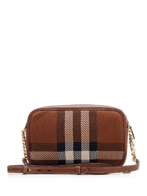 버버리(BURBERRY) TB 니트 체크 롤라 카메라백 스몰 8049141 jentestore